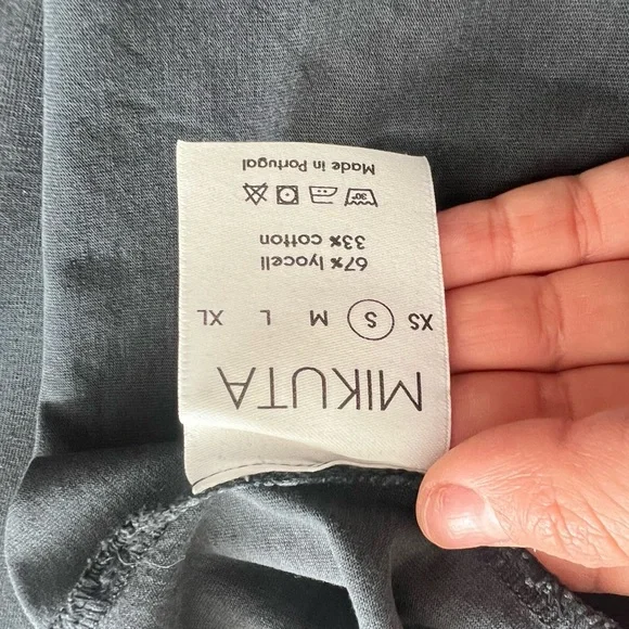 Black Long Sleeve Dress by Mikuta - Picture 3 of 3